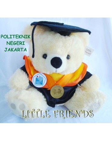 Boneka Wisuda Politeknik Negeri Jakarta (30 cm)